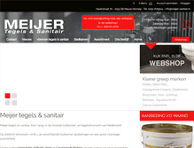 Tablet Screenshot of meijer-sanitair.nl
